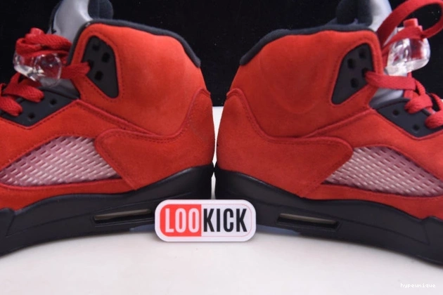 HYPE Raging DD0587-600 Retro Jordan Bulls 5 (2021) Red 0813